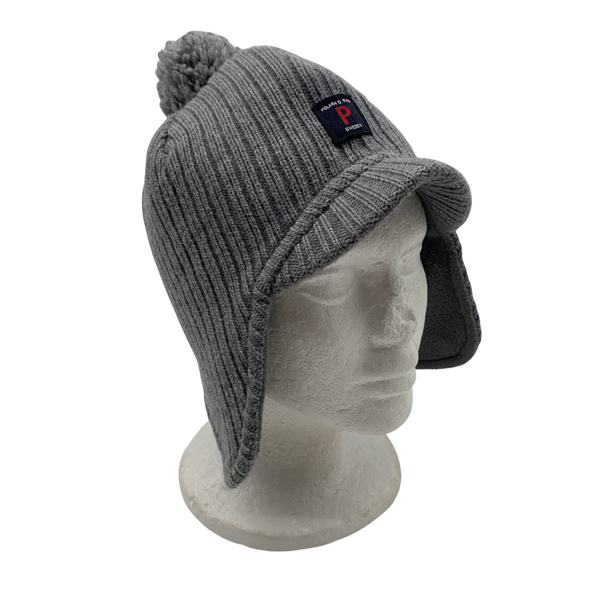 Unisex Polarn O. Pyret - Winter hat, size 52 - 54 cm - Gray (1)