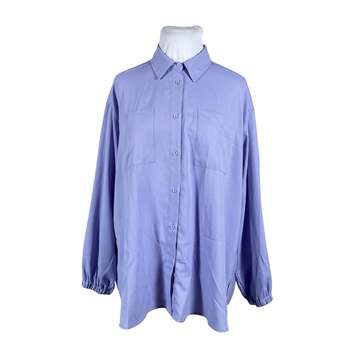 Unisex Makia - Schiffon tunic, size 42 - Violet (1)