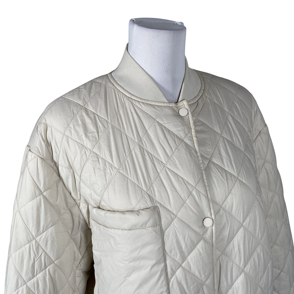 Unisex Marc O'Polo - Quilted jacket, size 38 - Natural white (3)
