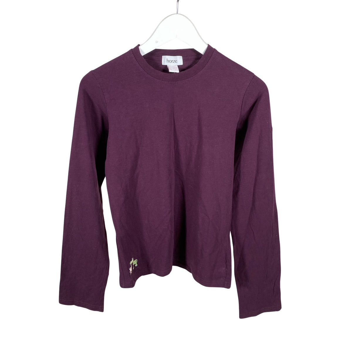 Unisex Horze - Tricot shirt, size 158 - 164 - Violet (1)