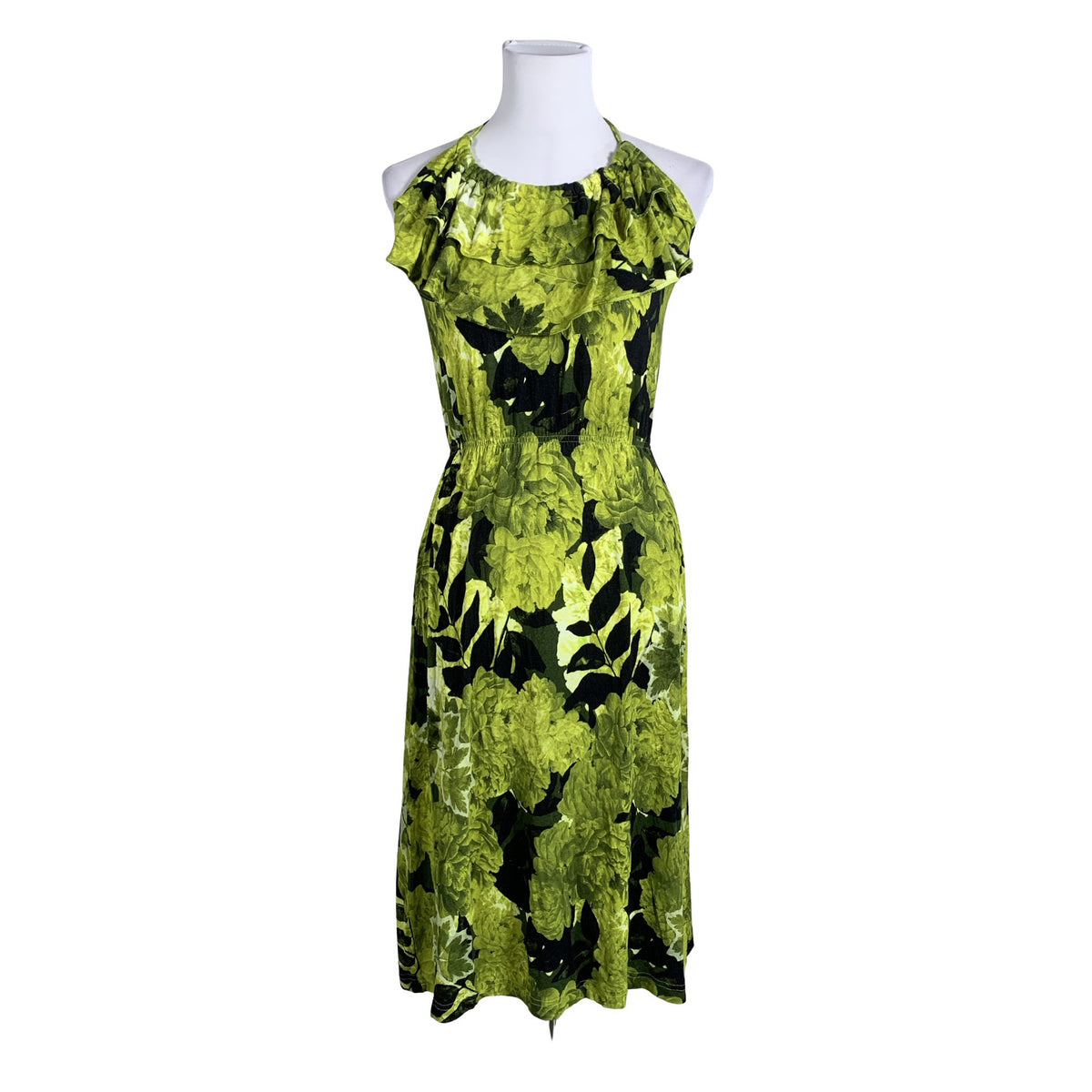 Unisex IVANAhelsinki - Tricot dress, size 36 - Green (1)