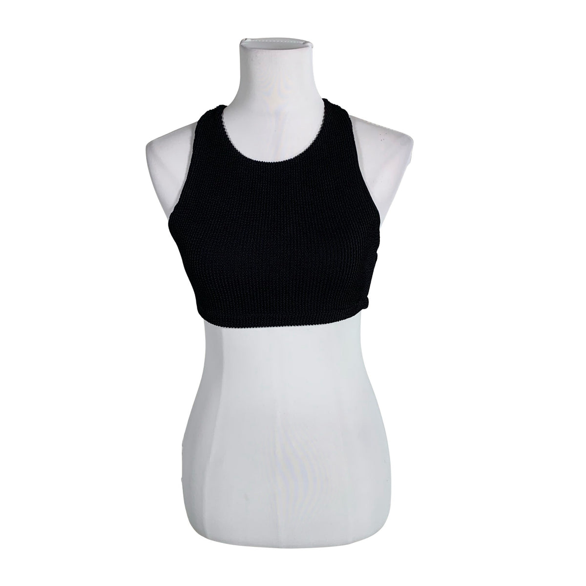 Unisex Samsoe&Samsoe - Tricot tank top, size 32 - Black (1)