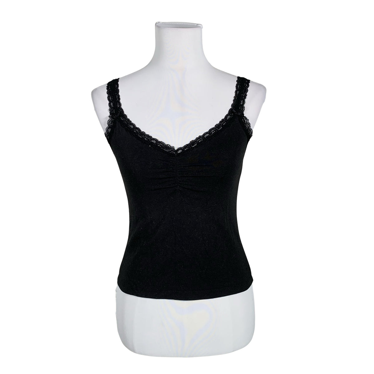 Unisex Brandy Melville - Tricot tank top, size 34 - Black (1)