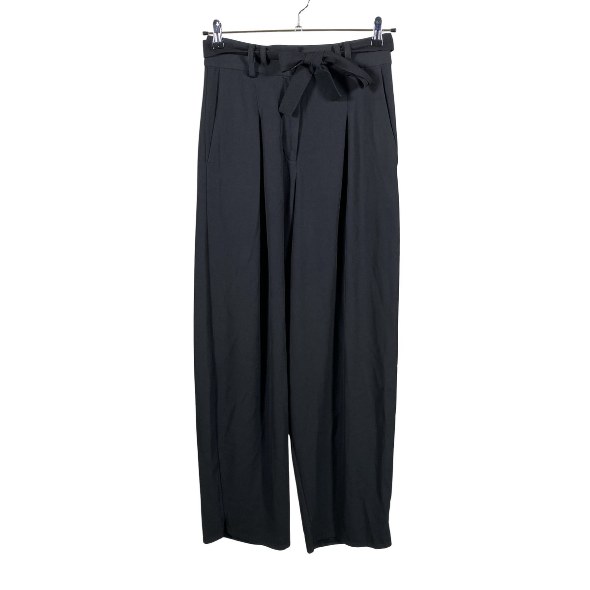Unisex by Malene Birger - Straight leg trousers, size 38 - Black (1)