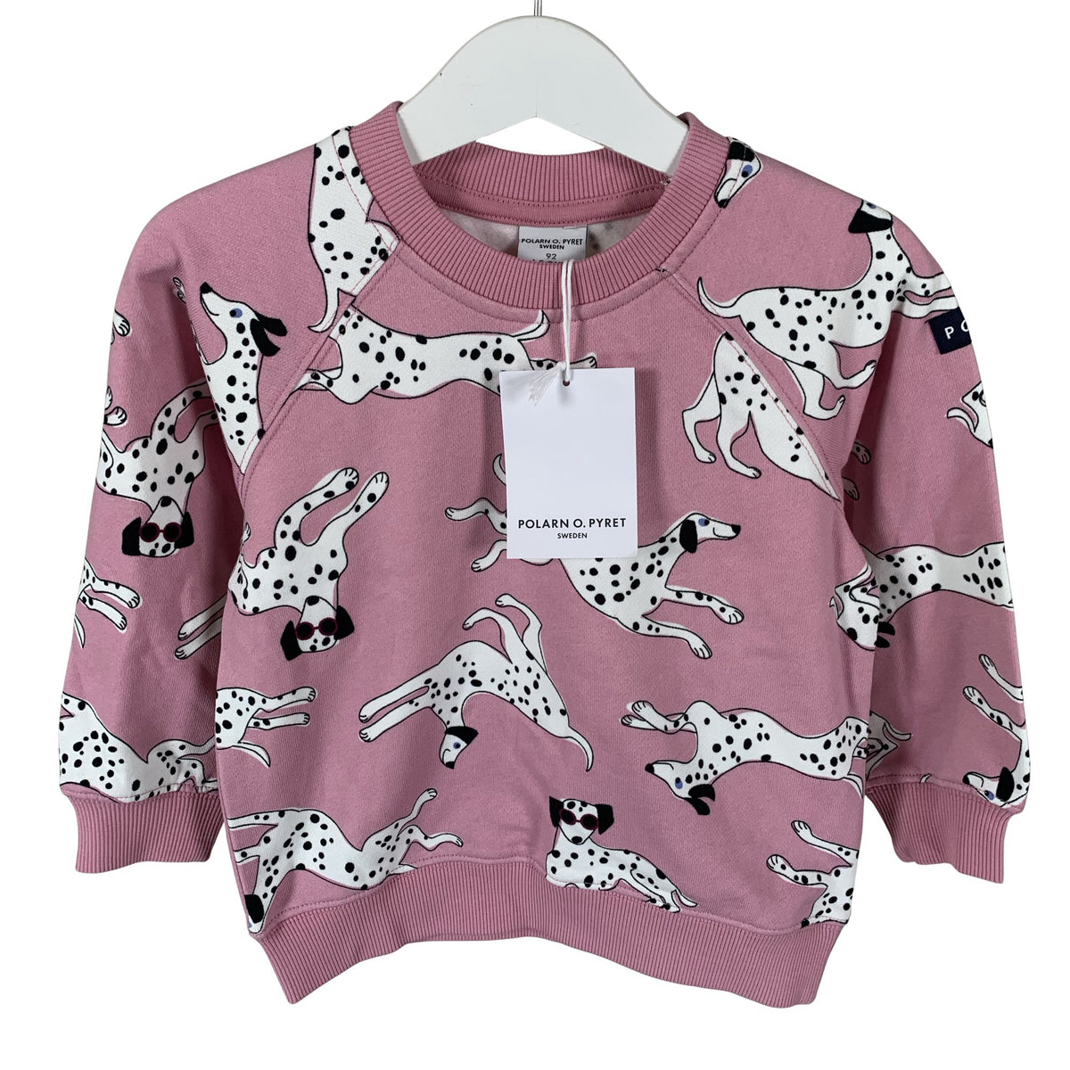 Unisex Polarn O. Pyret - Sweatshirt, size 86 - 92 - Light pink (1)