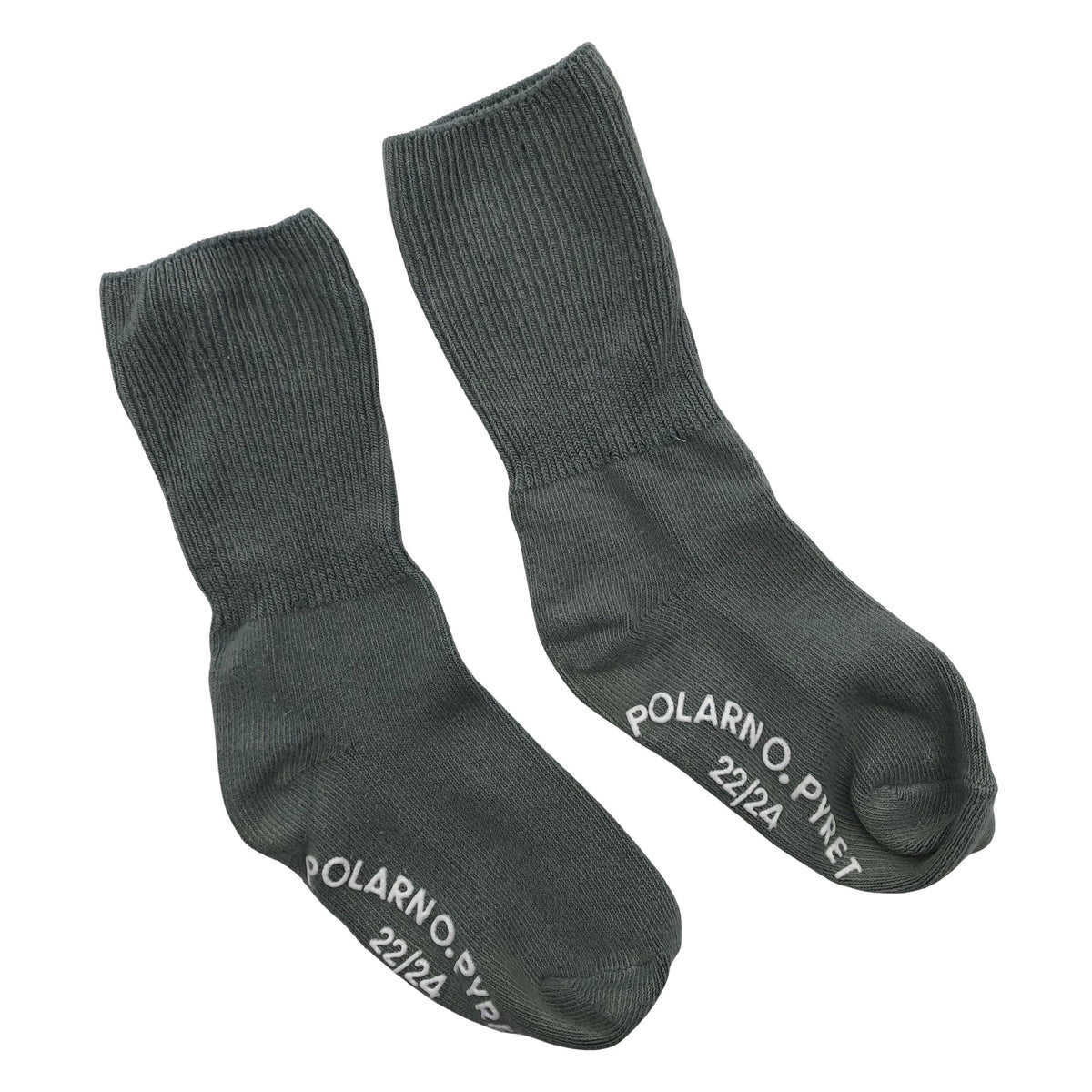 Unisex Polarn O. Pyret - Socks, size 23 - Green (1)