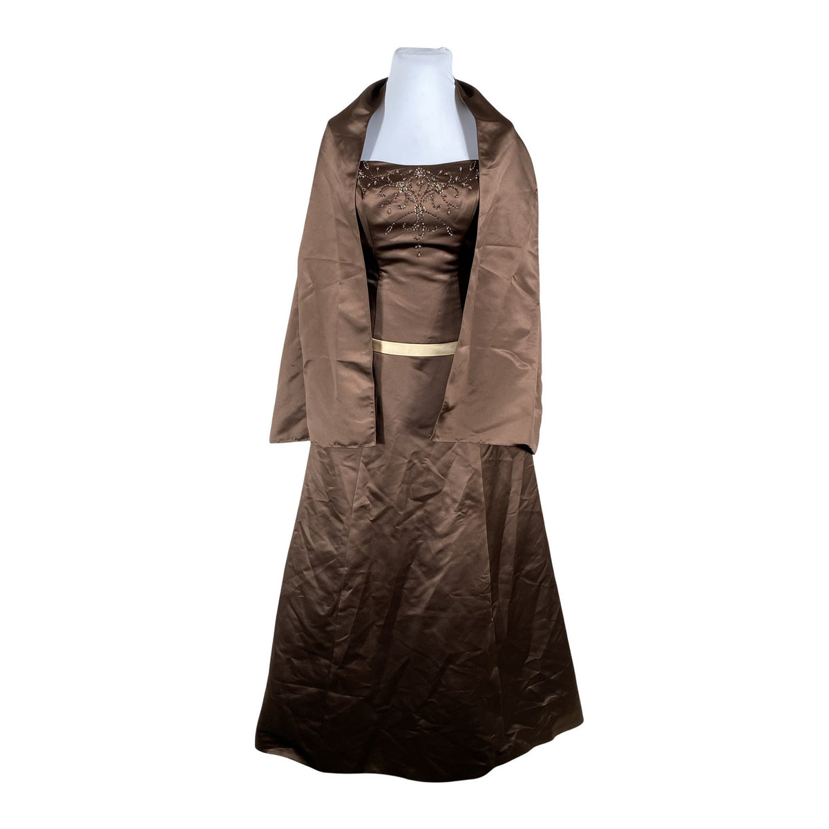Unisex Alexia Designs - Party dress, size 42 - Brown (2)