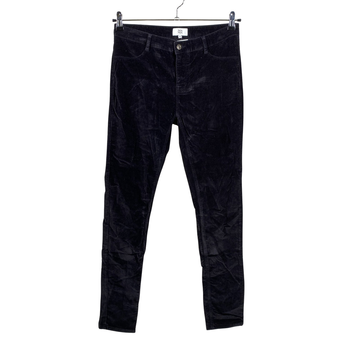 Unisex Noa Noa - Velvet pants, size 38 - Black (1)