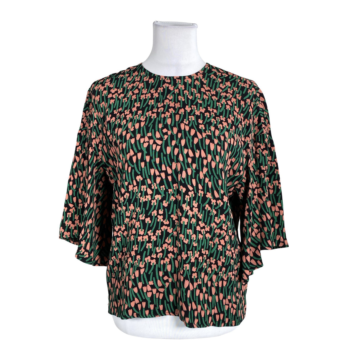 Unisex Marimekko - Short-sleeved blouse, size 36 - Black (1)