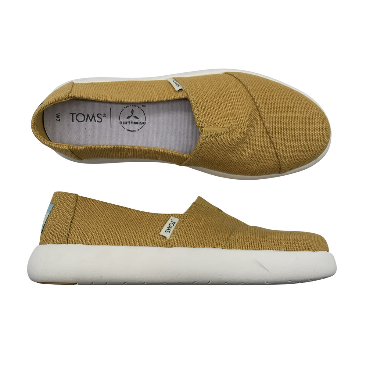 Unisex Toms - Loafers, size 37 - Yellow (1)
