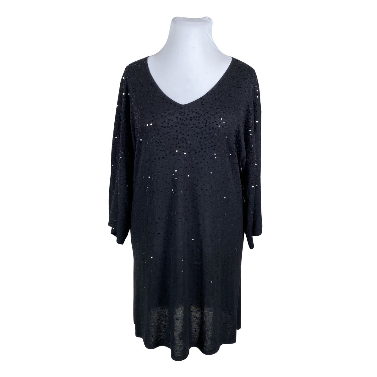 Unisex Marina Rinaldi - Knit tunic, size 50 - Black (1)