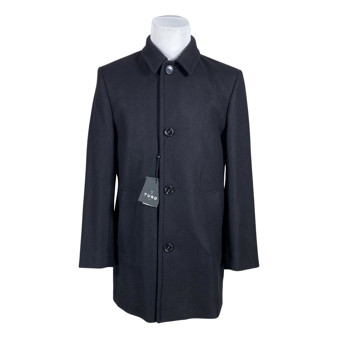 Unisex Turo Tailor - Wool coat, size M - Black (1)
