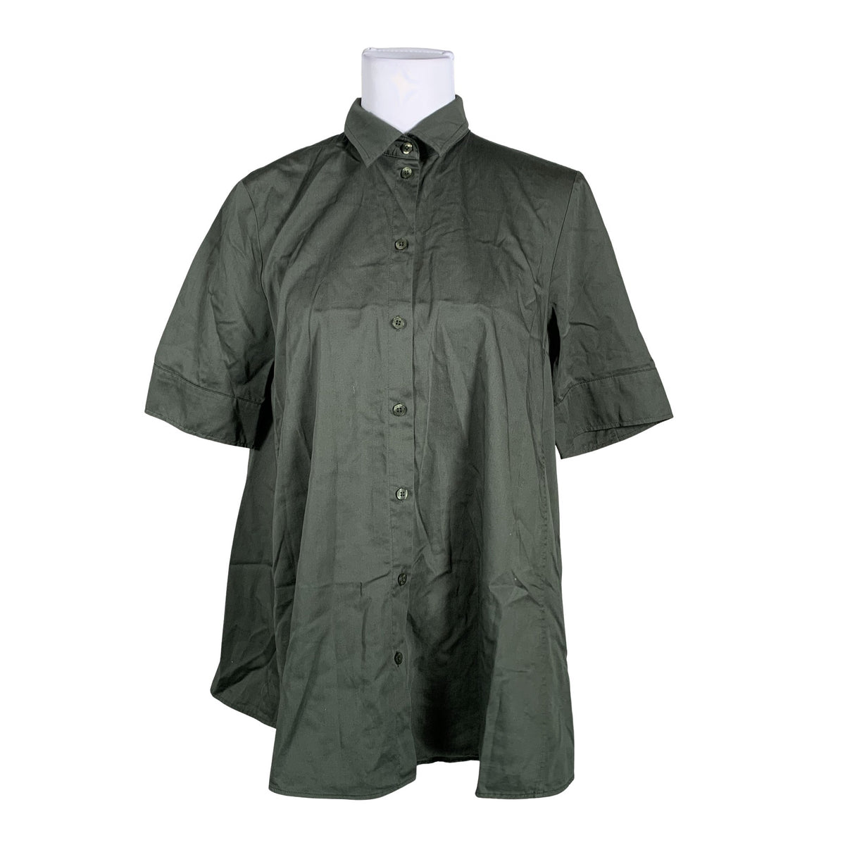 Unisex Gerry Weber - Short-sleeved blouse, size 40 - Green (1)
