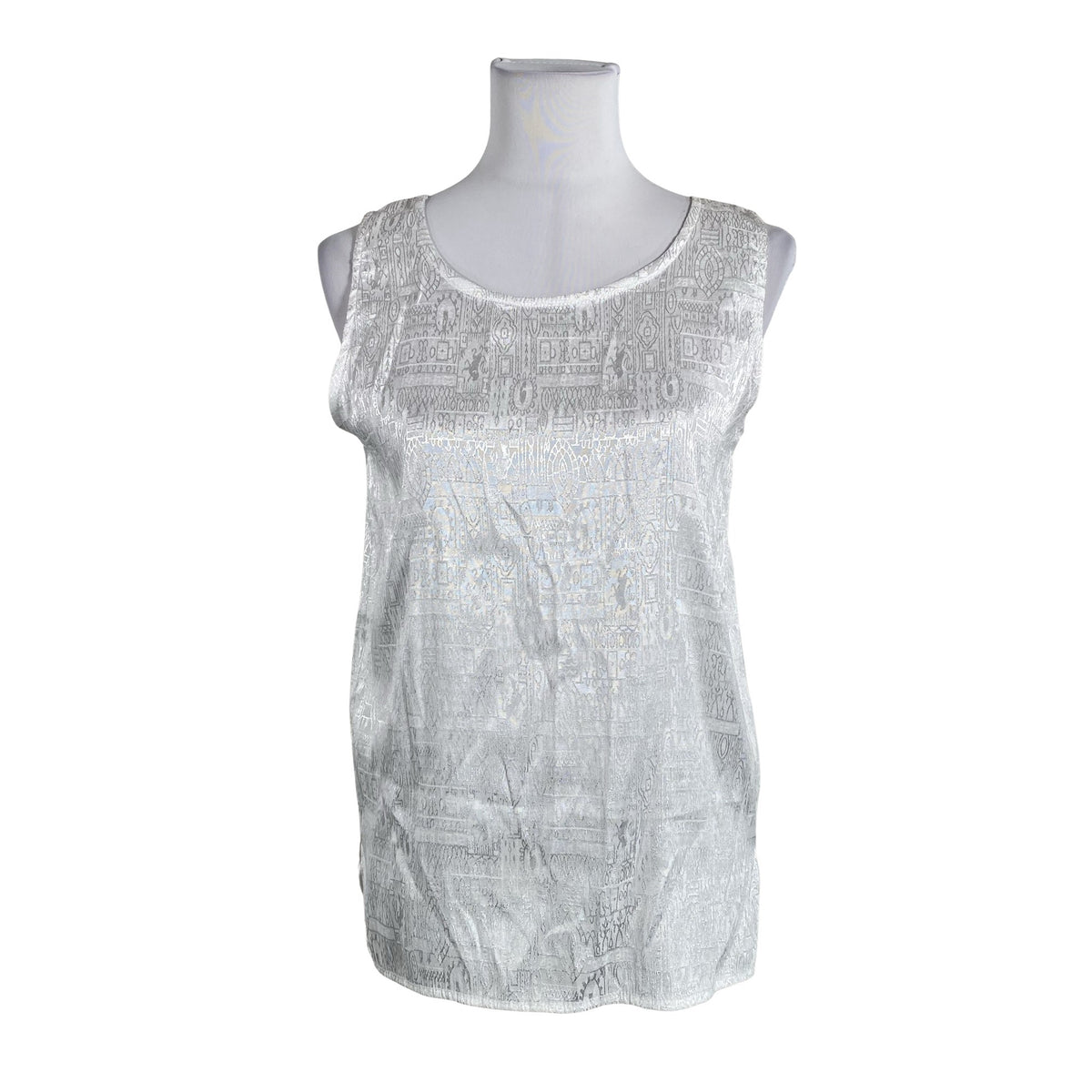 Unisex Thai Silk - Top, size 40 - White (1)