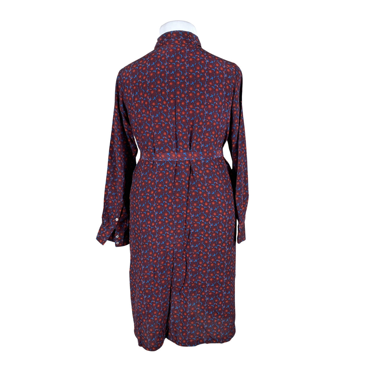 Unisex Marimekko - Schiffon dress, size 42 - Wine red (3)