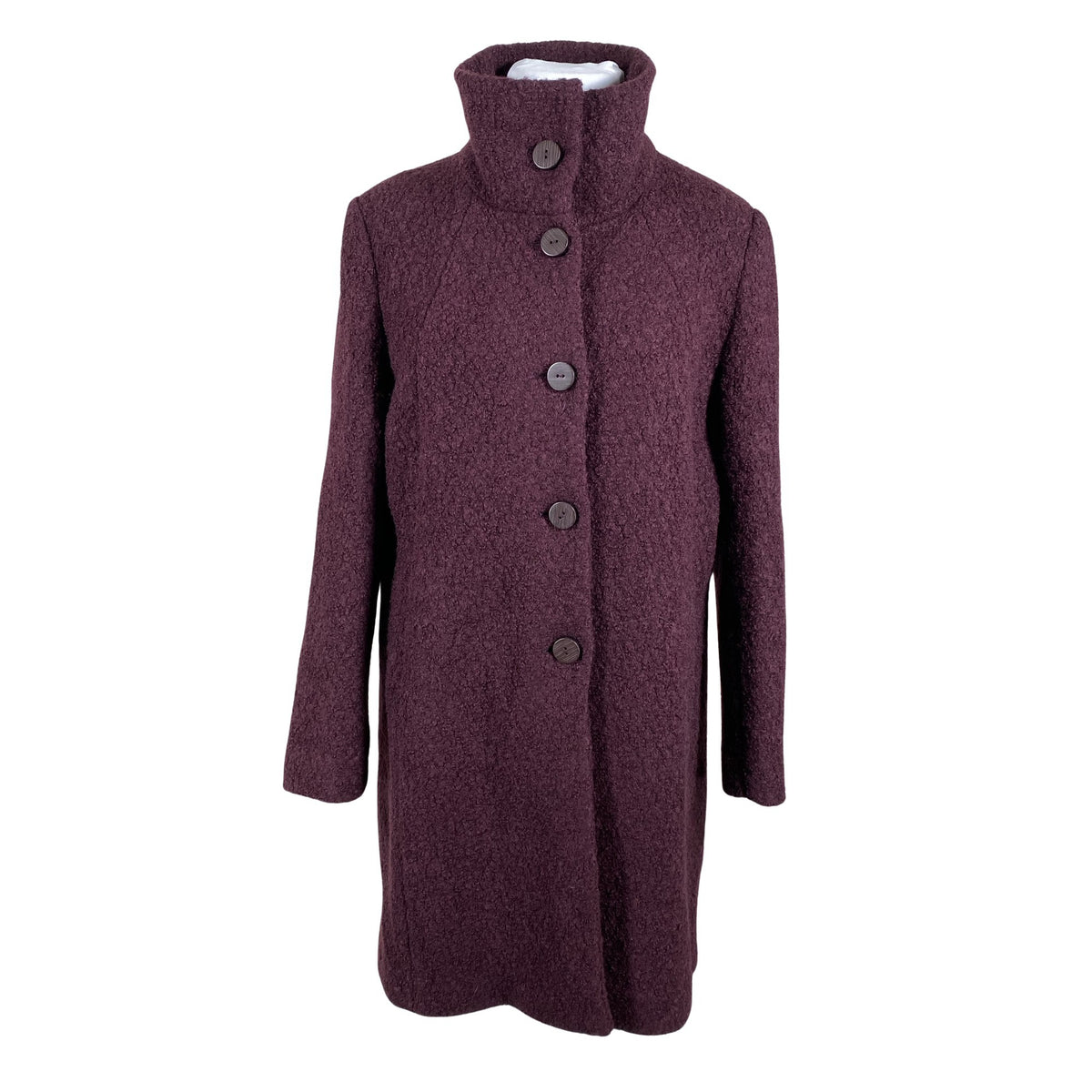 Unisex Milo - Wool coat, size 46 - Wine red (1)