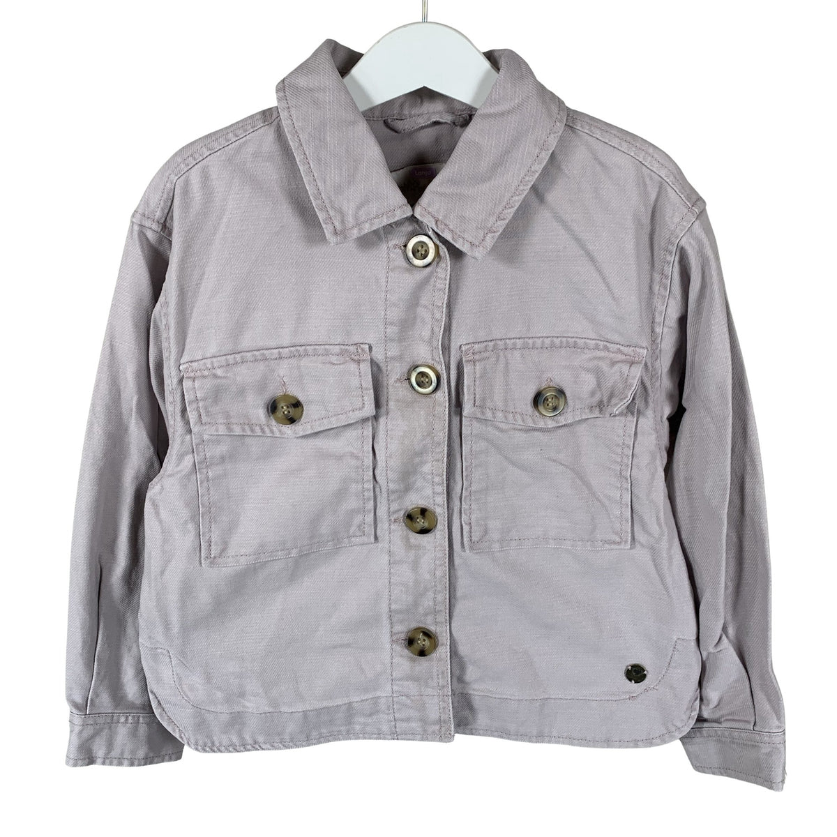 Unisex POMPdeLUX - Denim jacket, size 122 - 128 - Violet (1)