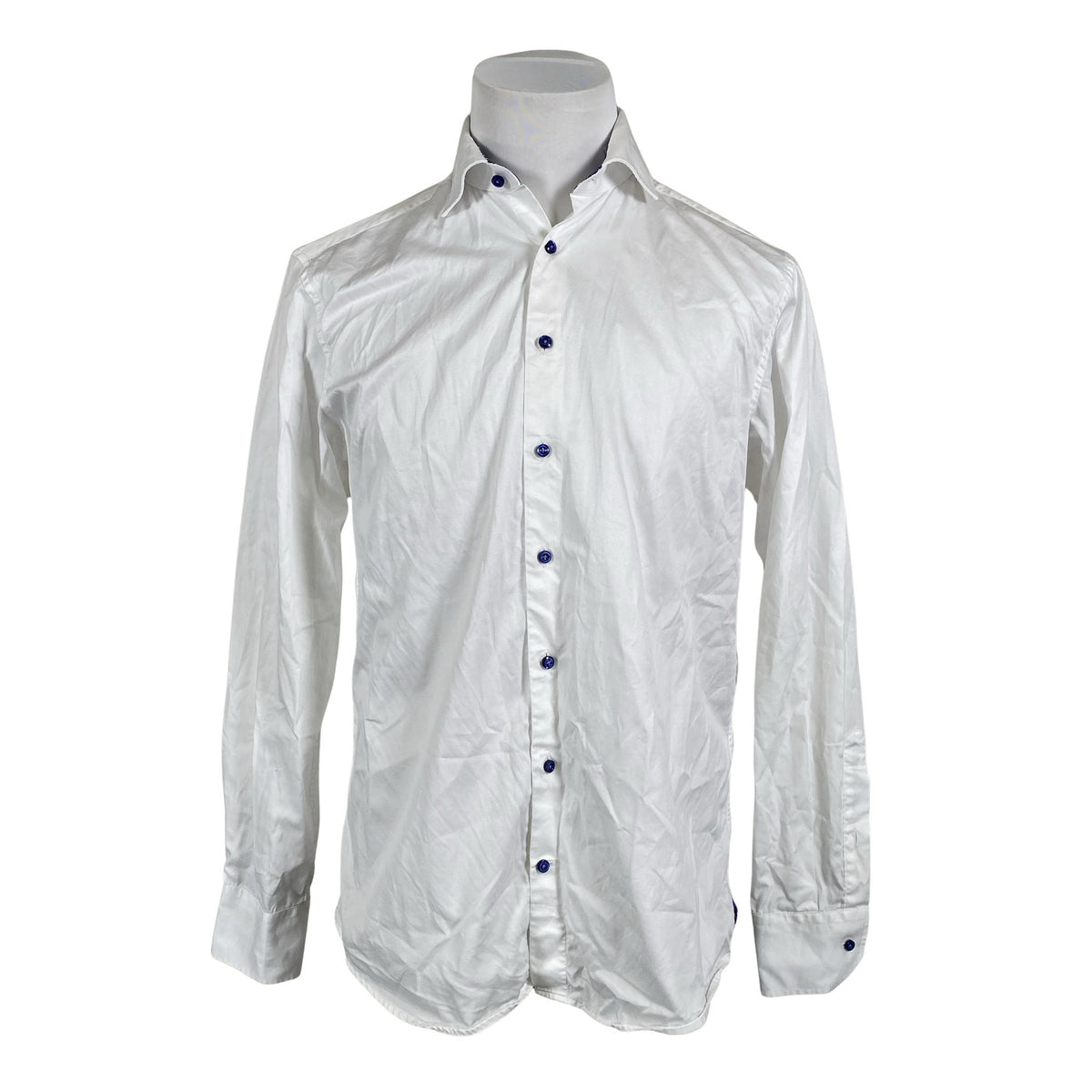 Unisex Stenströms - Collared shirt, size L - White (1)