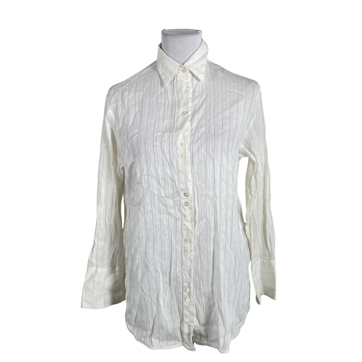 Unisex Massimo Dutti - Blouse, size 38 - White (1)