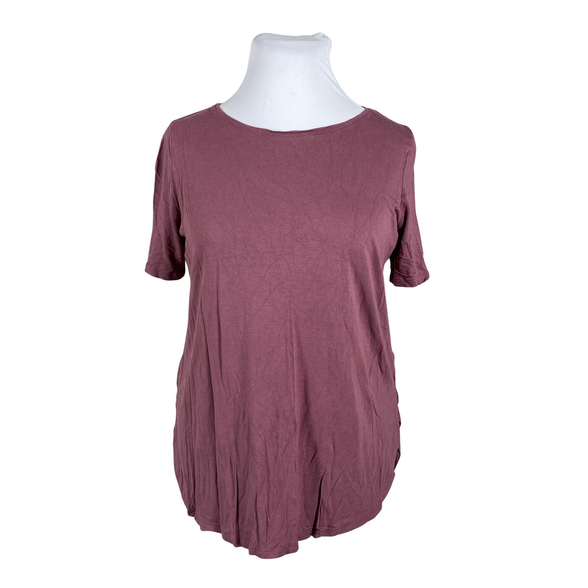 Unisex Lindex - T-shirt, size 44 - Wine red (1)