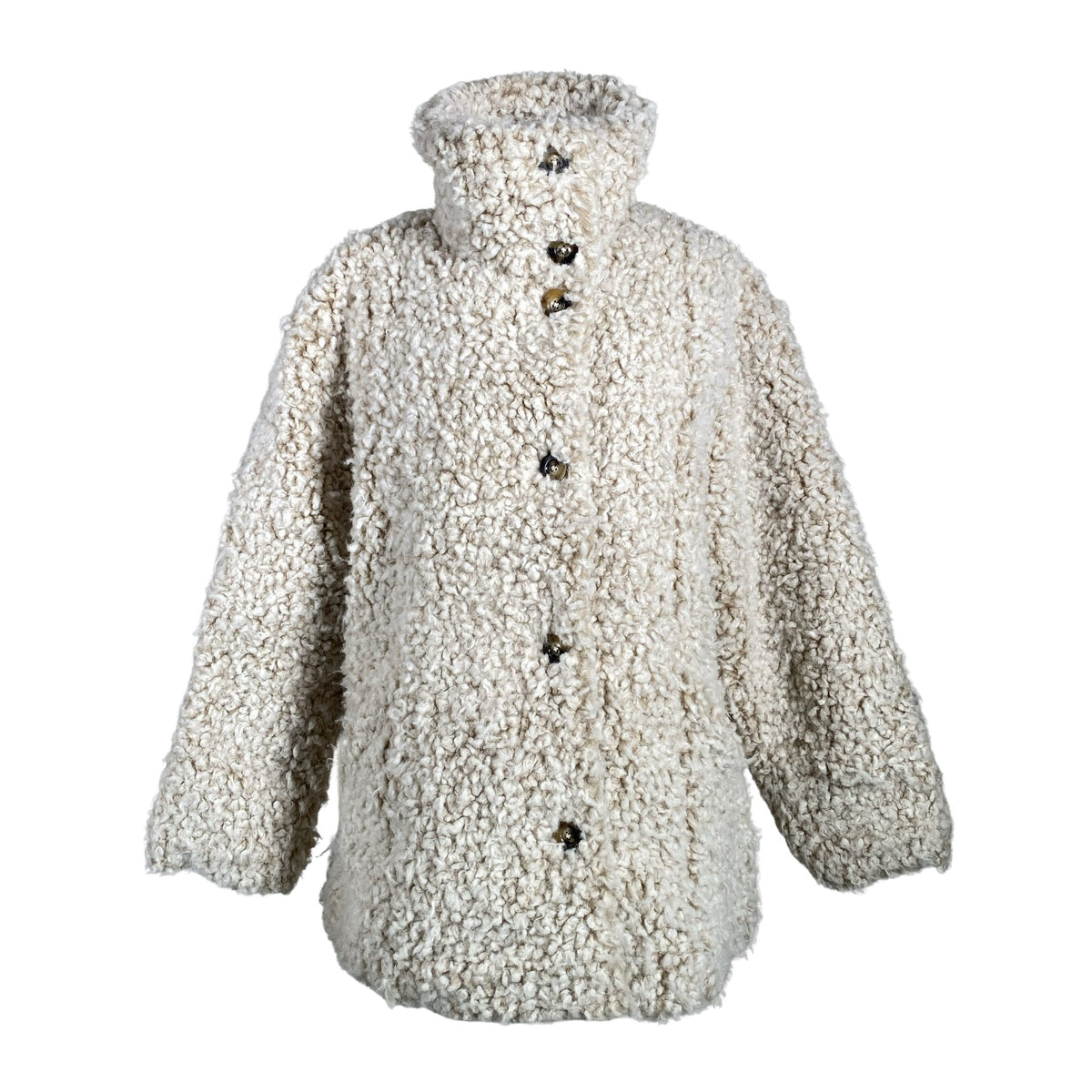 Unisex Odd Molly - Faux fur coat, size 40 - Beige (1)