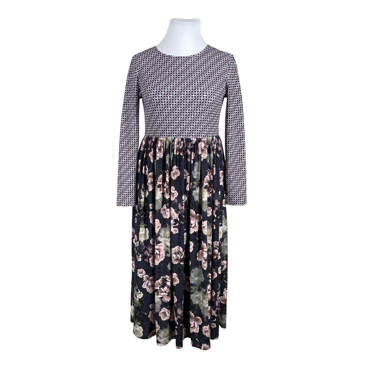 Unisex Rich & Royal - Tricot dress, size 42 - Gray (1)
