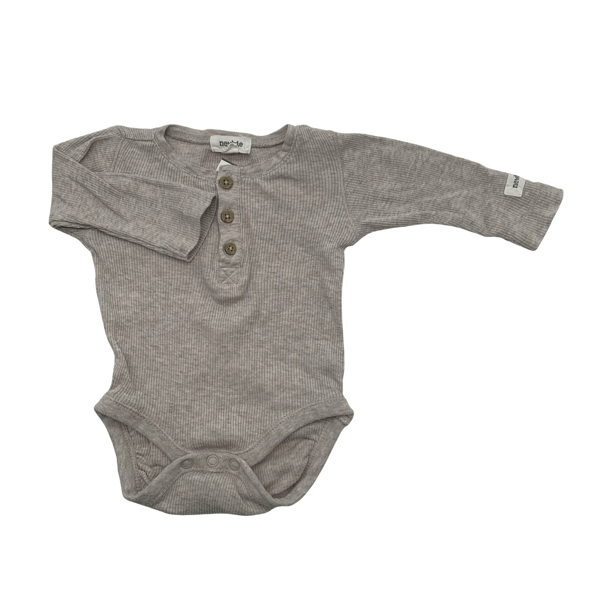 Unisex Newbie - Body, size 56 - 62 - Gray (1)