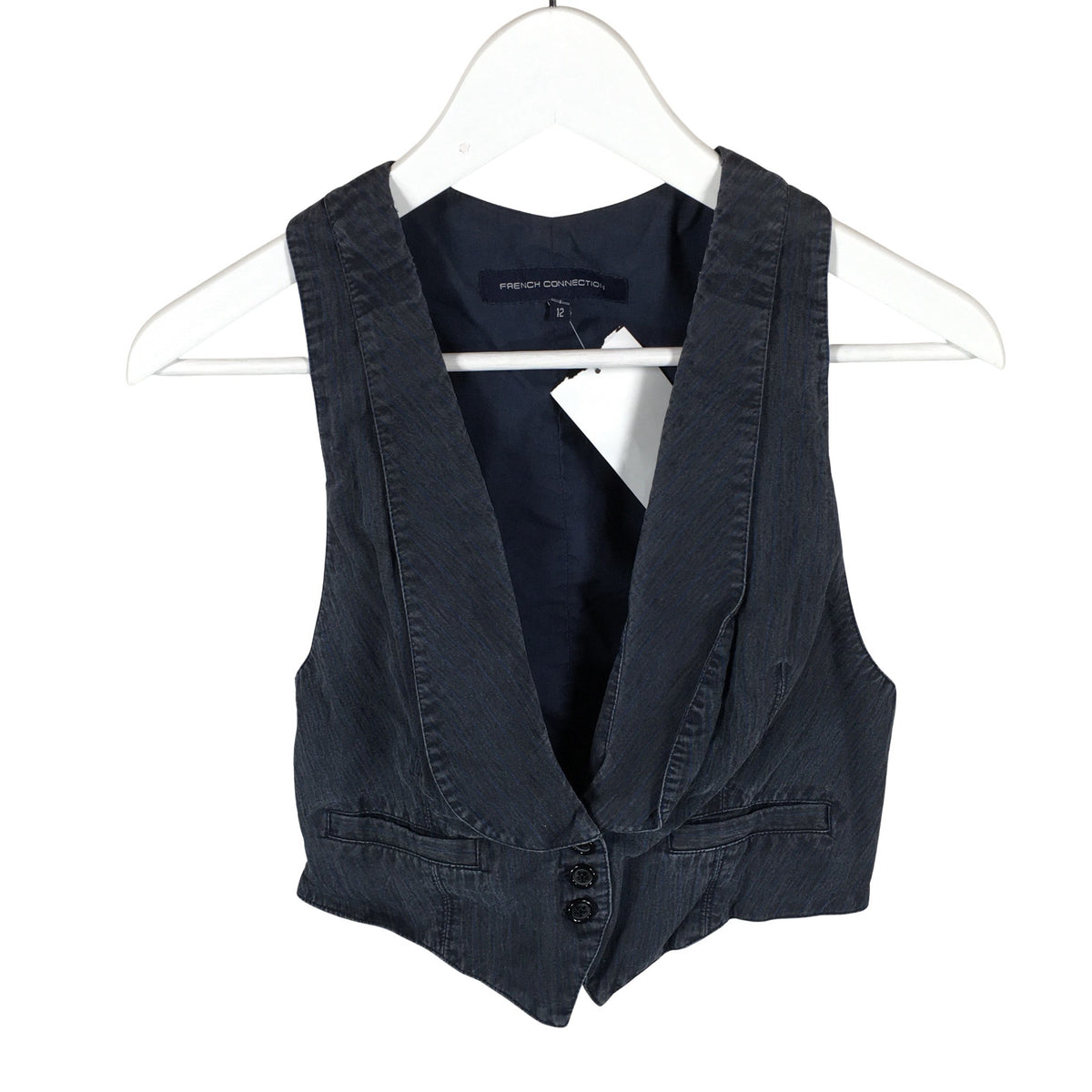 Unisex French Connection - Vest, size 158 - 164 - Blue (1)