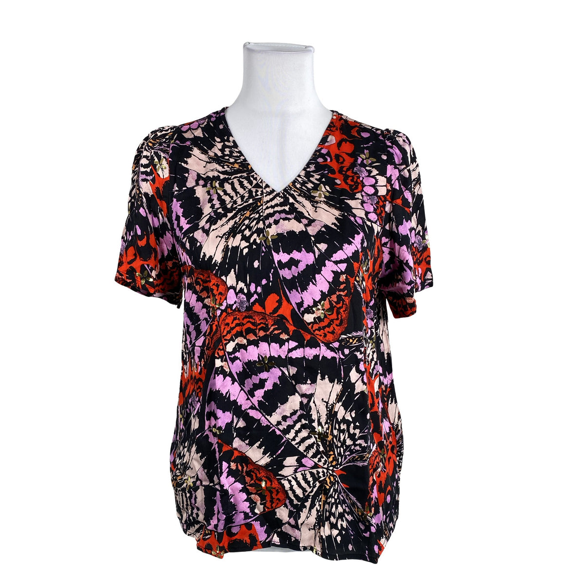Unisex Culture - Short-sleeved blouse, size 36 - Black (1)