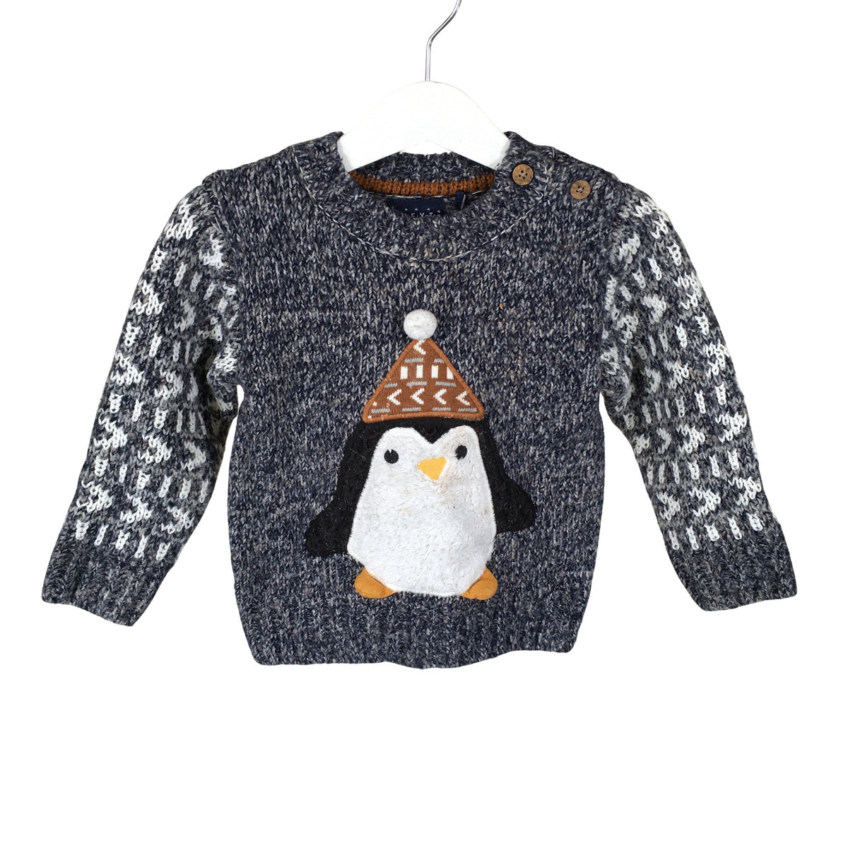 Unisex Next - Sweater, size 80 - 86 - Blue (1)