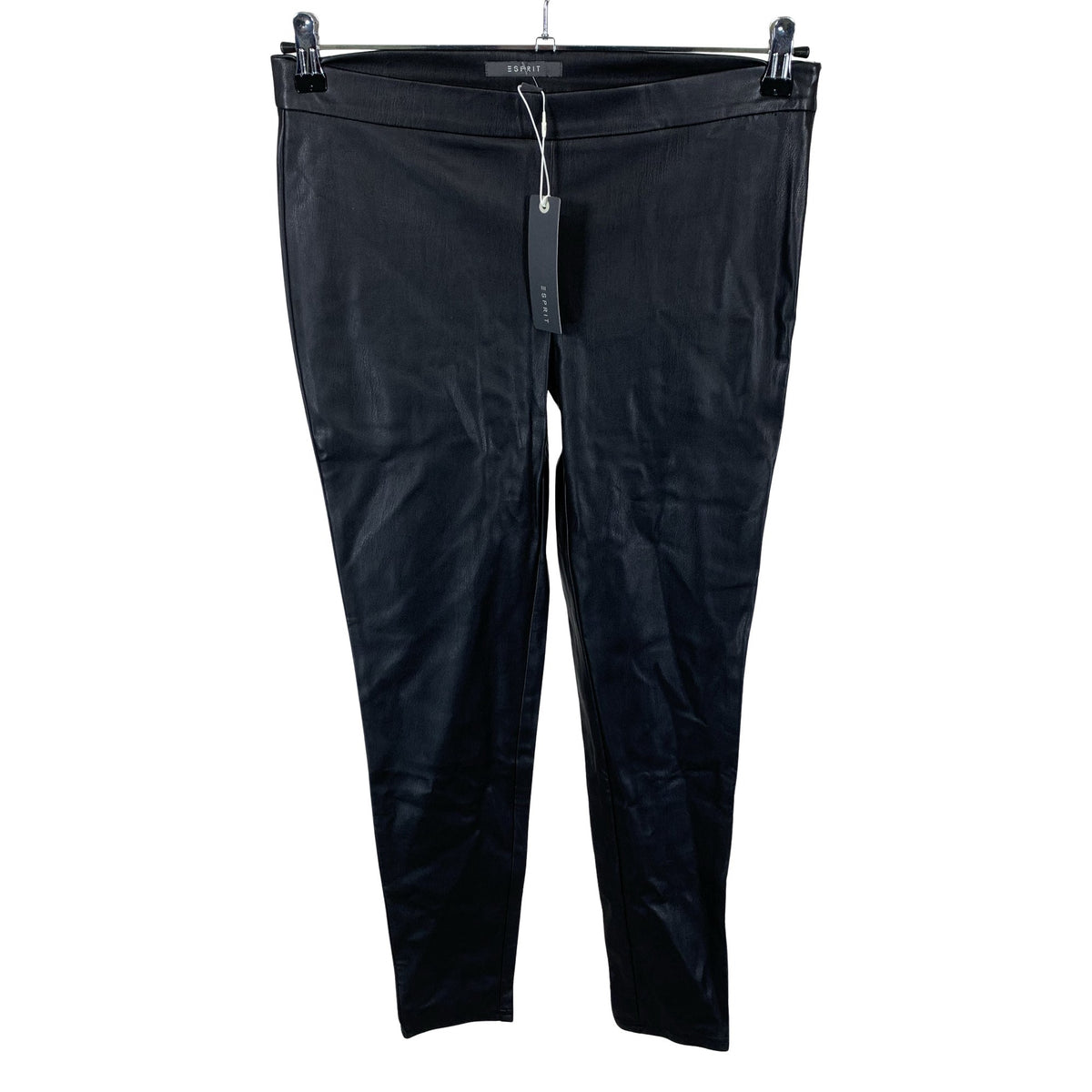 Unisex Esprit - Leather pants, size 38 - Black (1)