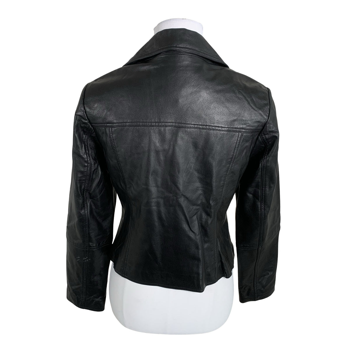 Unisex Trendzone - Leather jacket, size 36 - Black (2)