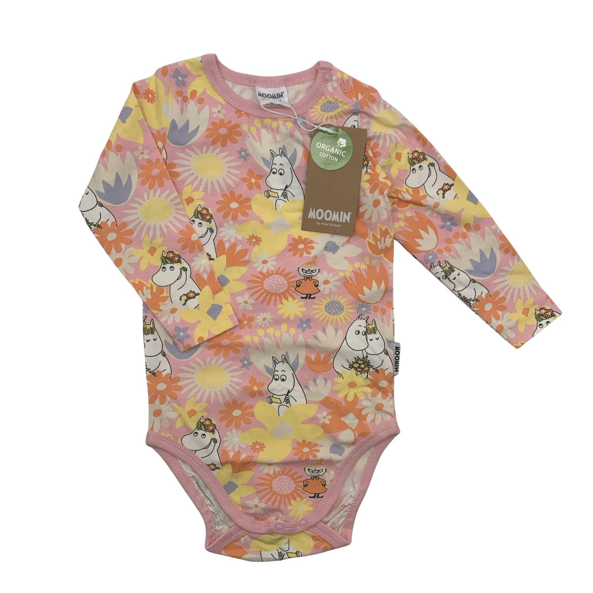 Unisex Moomin by Martinex - Body, size 80 - 86 - Light pink (1)