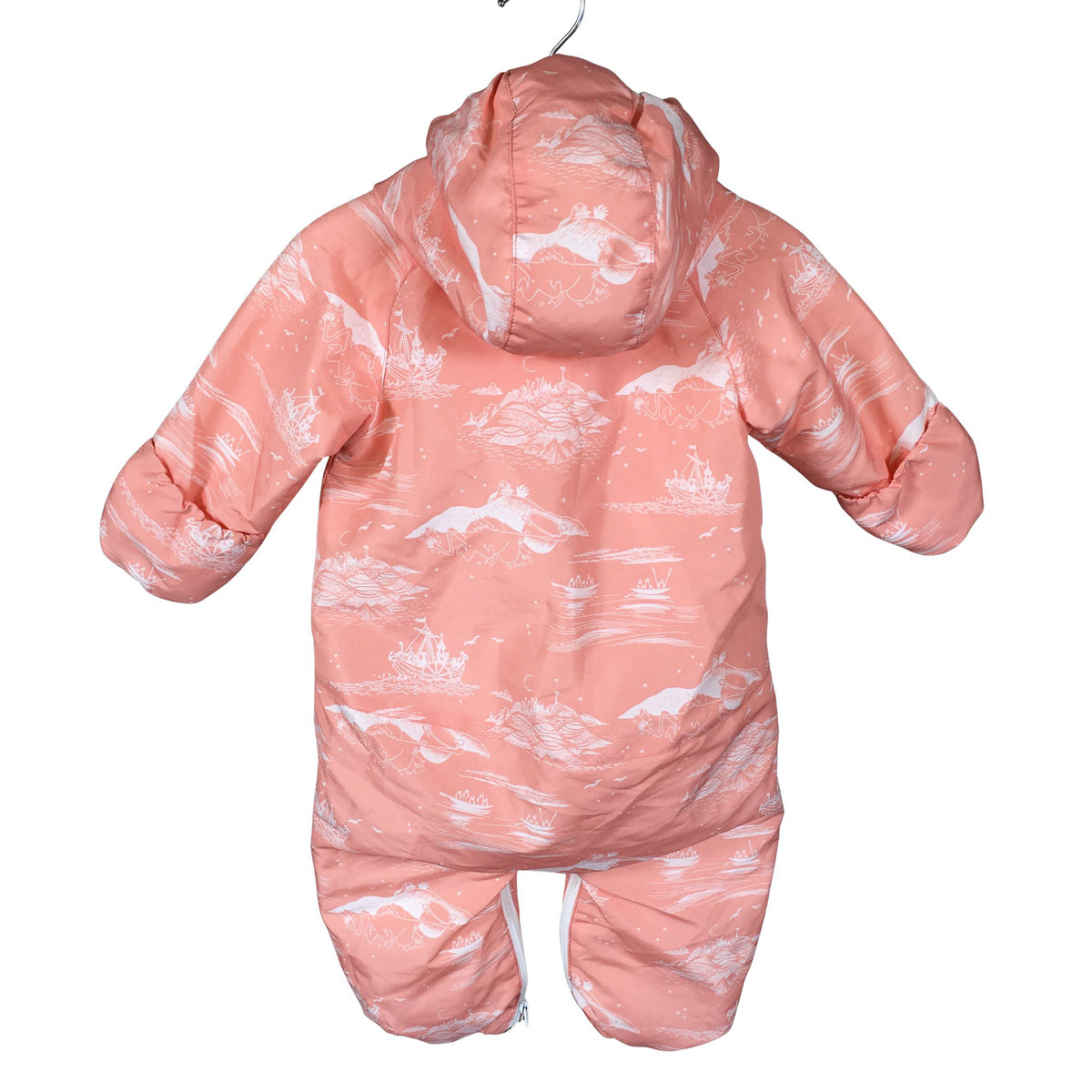Unisex Reima - Lightly padded overall, size 62 - 68 - Light pink (2)