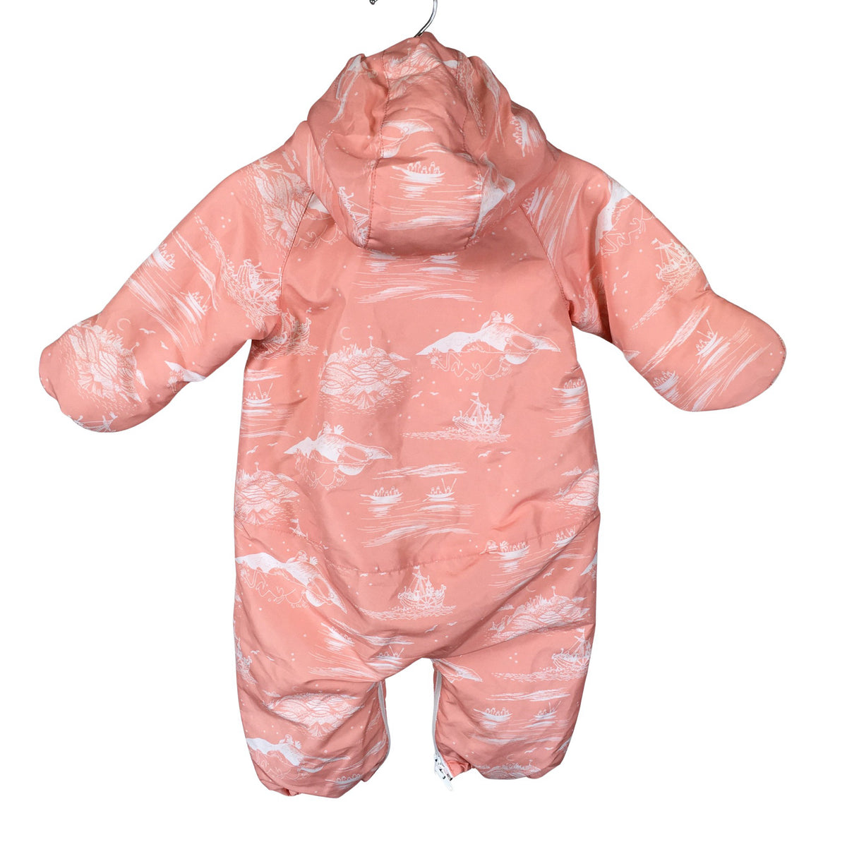 Unisex Reima - Lightly padded overall, size 56 - 62 - Light pink (3)
