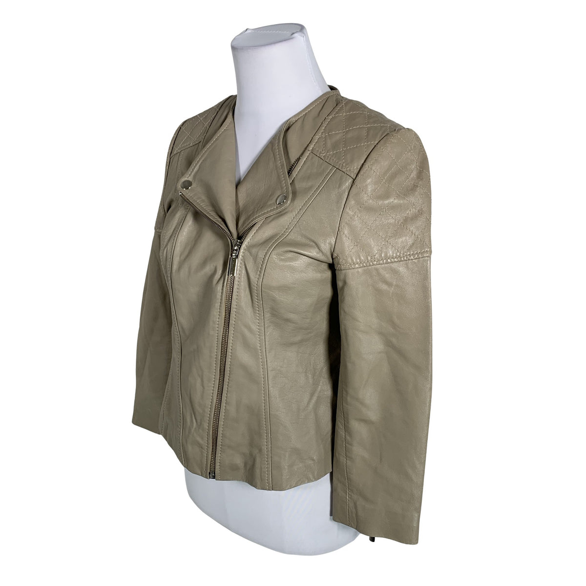Unisex Andiata - Leather jacket, size 38 - Beige (3)