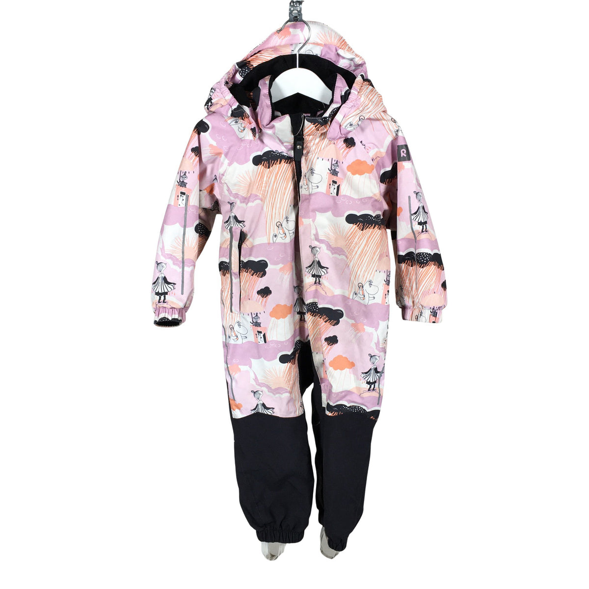 Unisex Reima - Winter overall, size 80 - 86 - Light pink (2)
