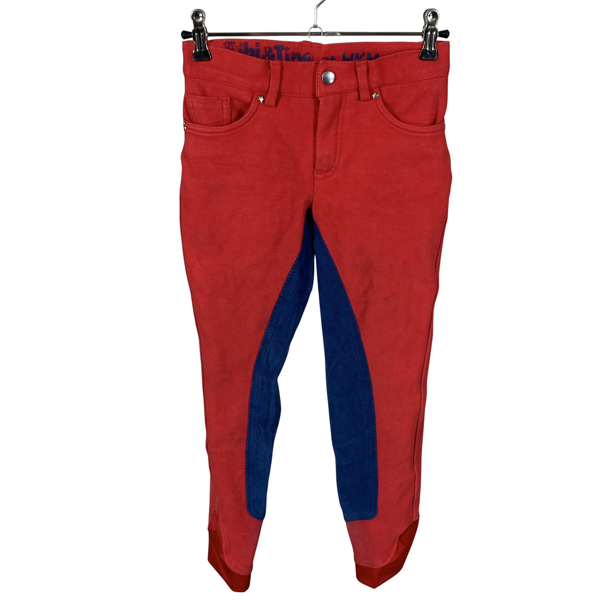 Unisex Bibi - Breeches, size 122 - 128 - Red (1)