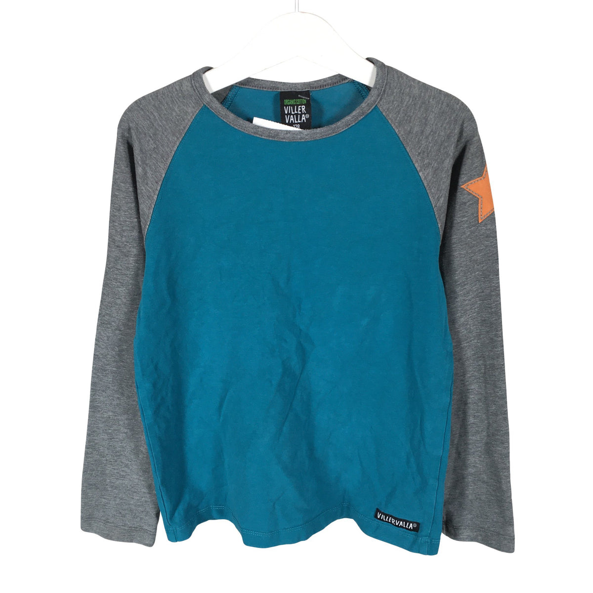 Unisex Villervalla - Tricot shirt, size 122 - 128 - Blue (1)