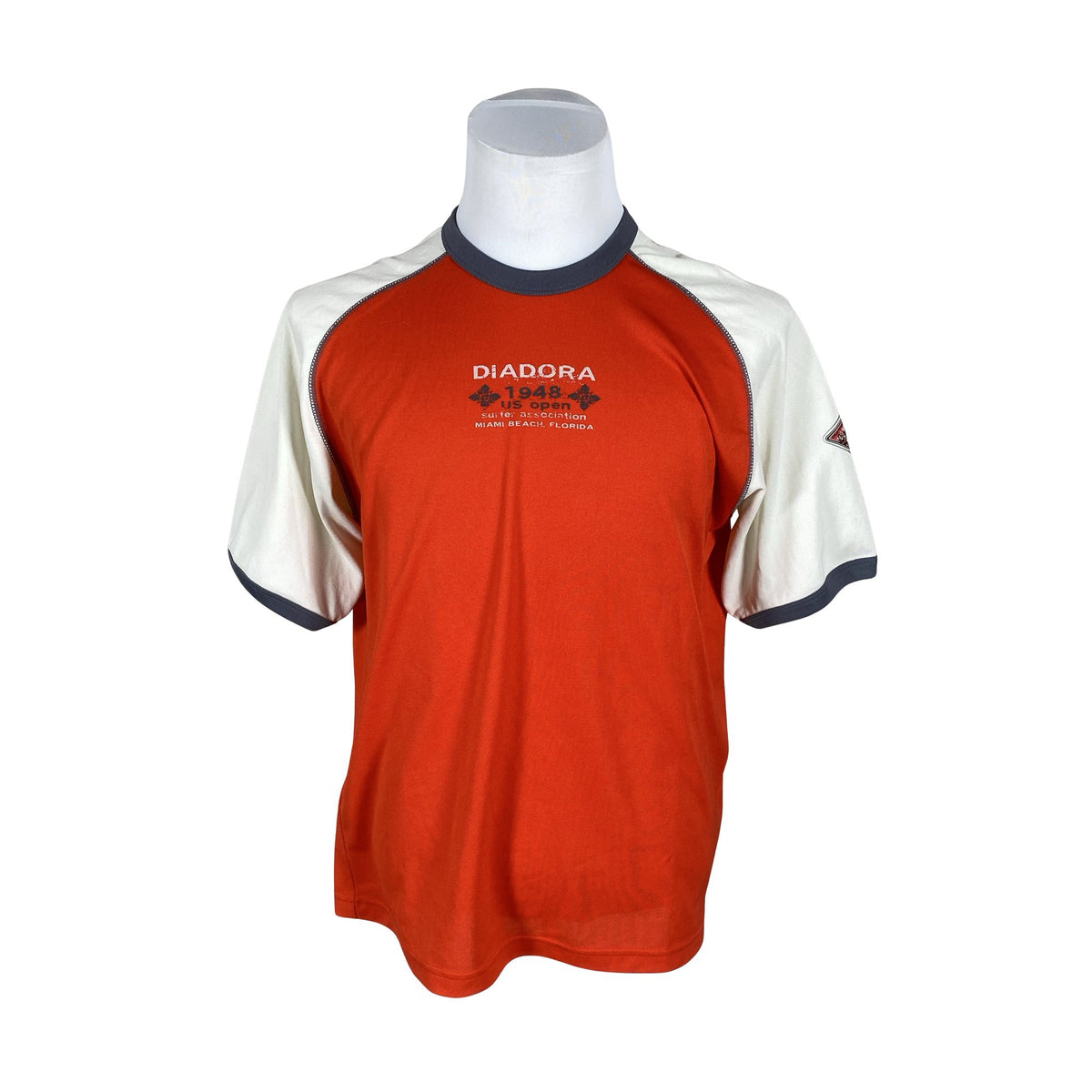 Unisex Diadora - Sports shirt, short sleeve, size XL - Red (1)