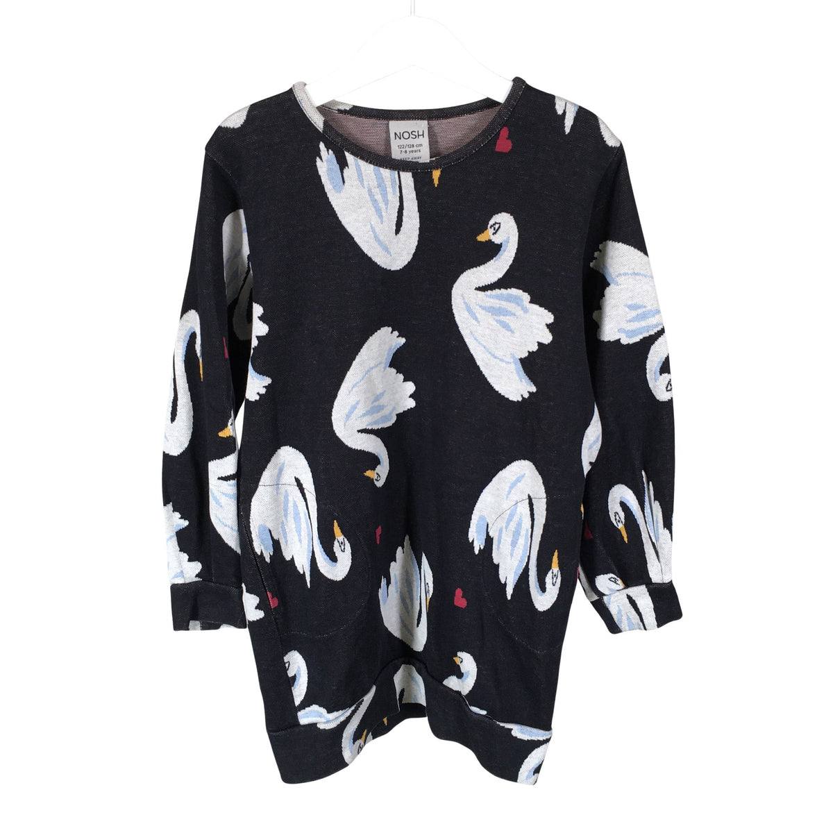 Unisex NOSH - Tricot dress, size 122 - 128 - Black (1)