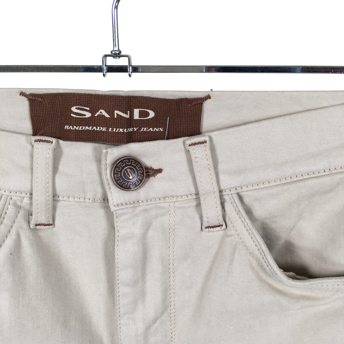 Unisex Sand - Slacks, size 34 - Beige (3)