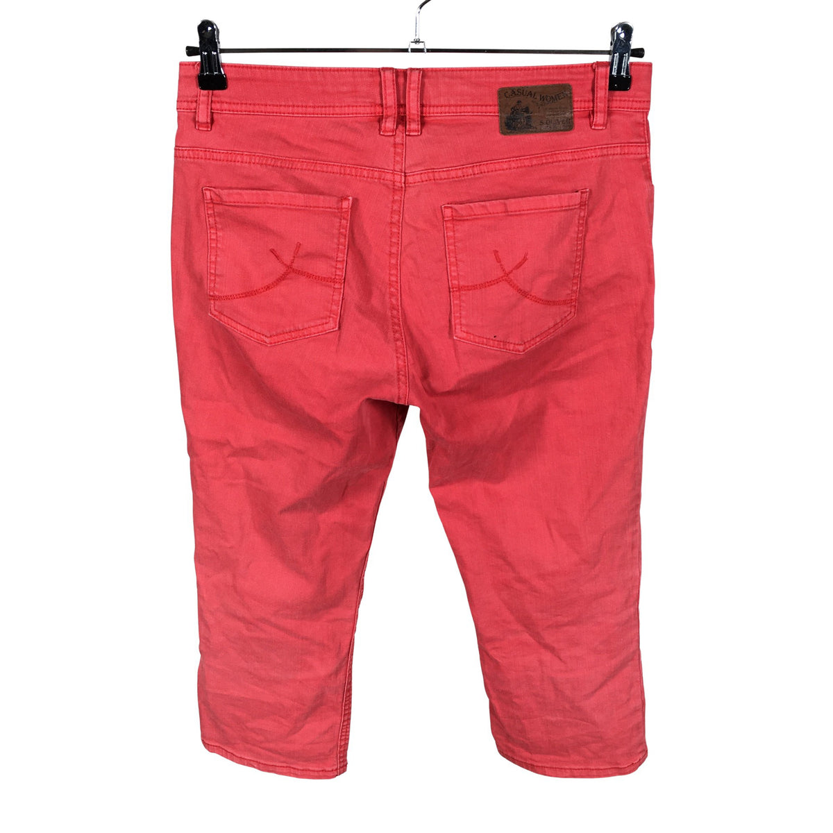 Unisex s.Oliver - Capri jeans, size 38 - Red (2)