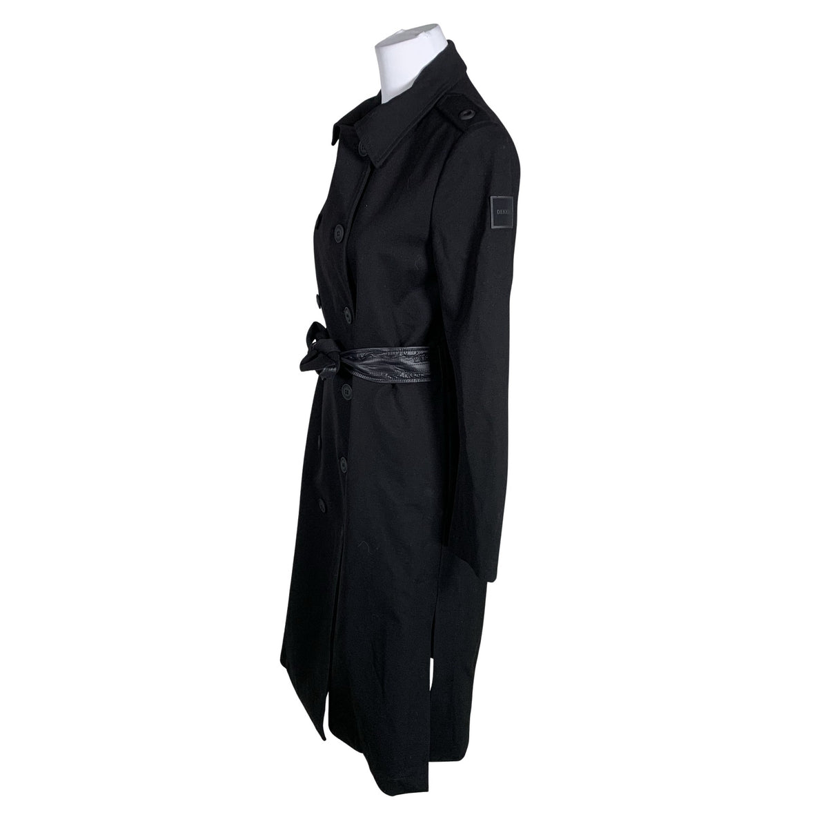 Unisex Dekker - Trench coat, size 38 - Black (3)