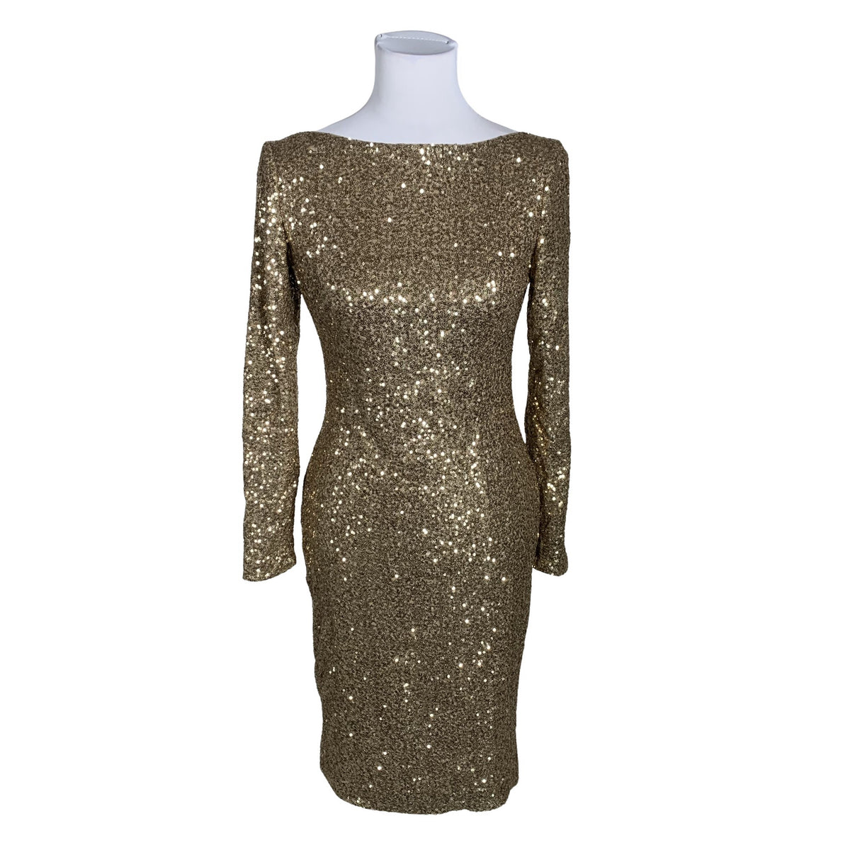 Unisex Lauren Ralph Lauren - Party dress, size 34 - Gold (1)