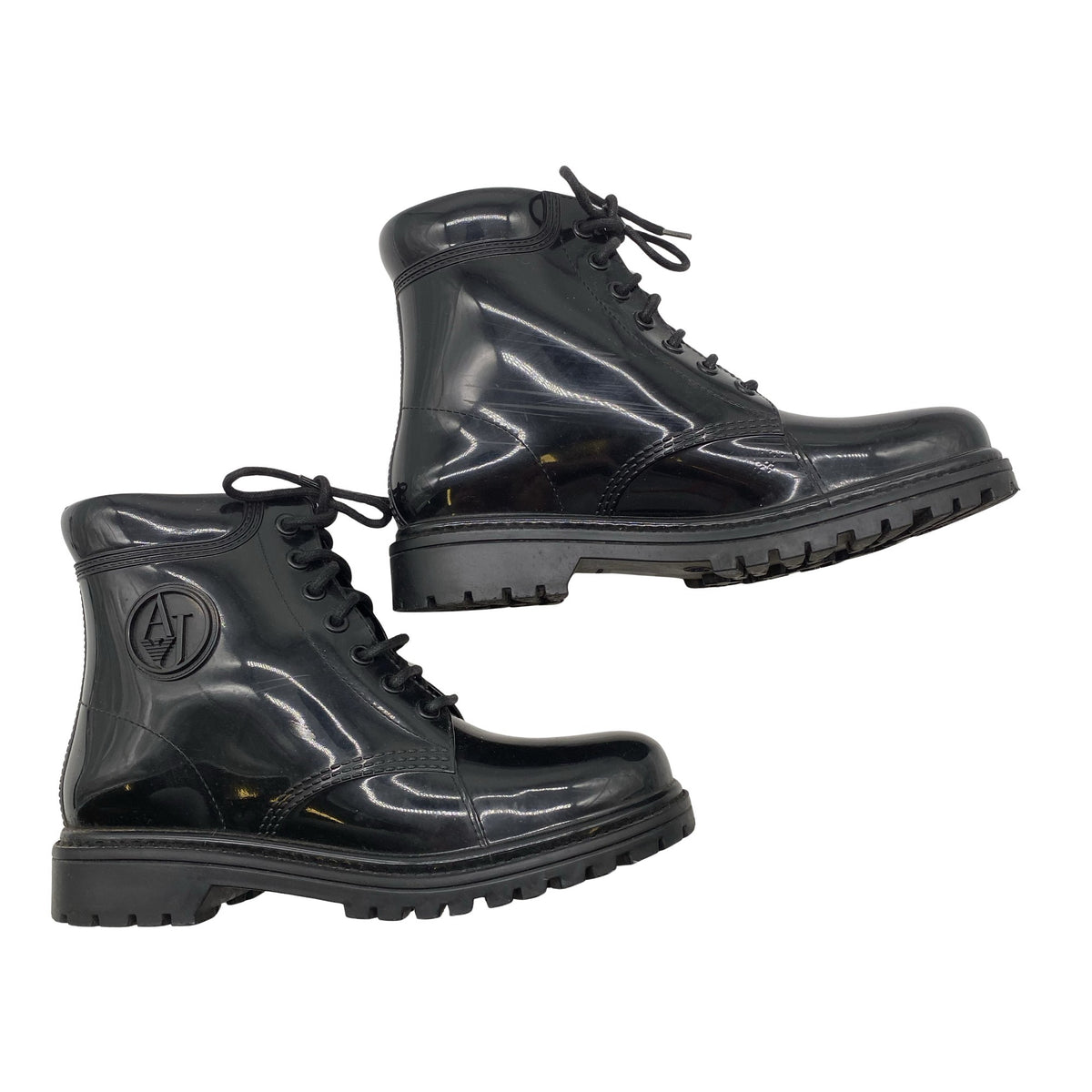 Unisex Armani Jeans - Army boots, size 39 - Black (1)