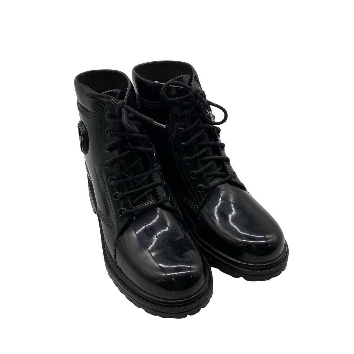 Unisex Armani Jeans - Army boots, size 39 - Black (2)