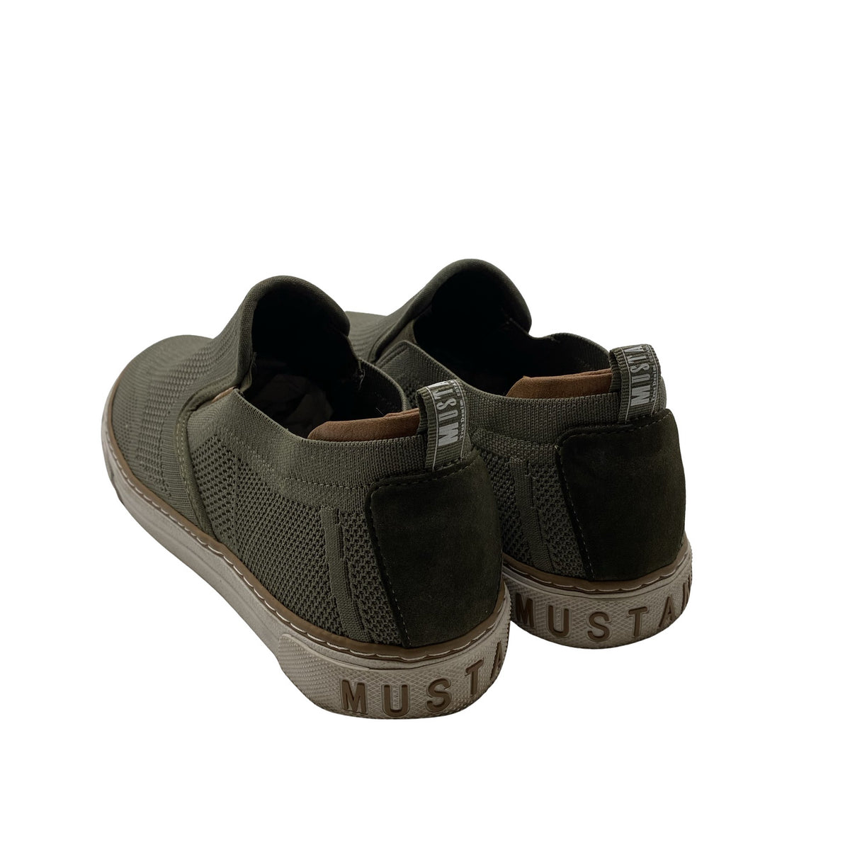 Unisex Mustang - Casual sneakers, size 45 - Green (2)