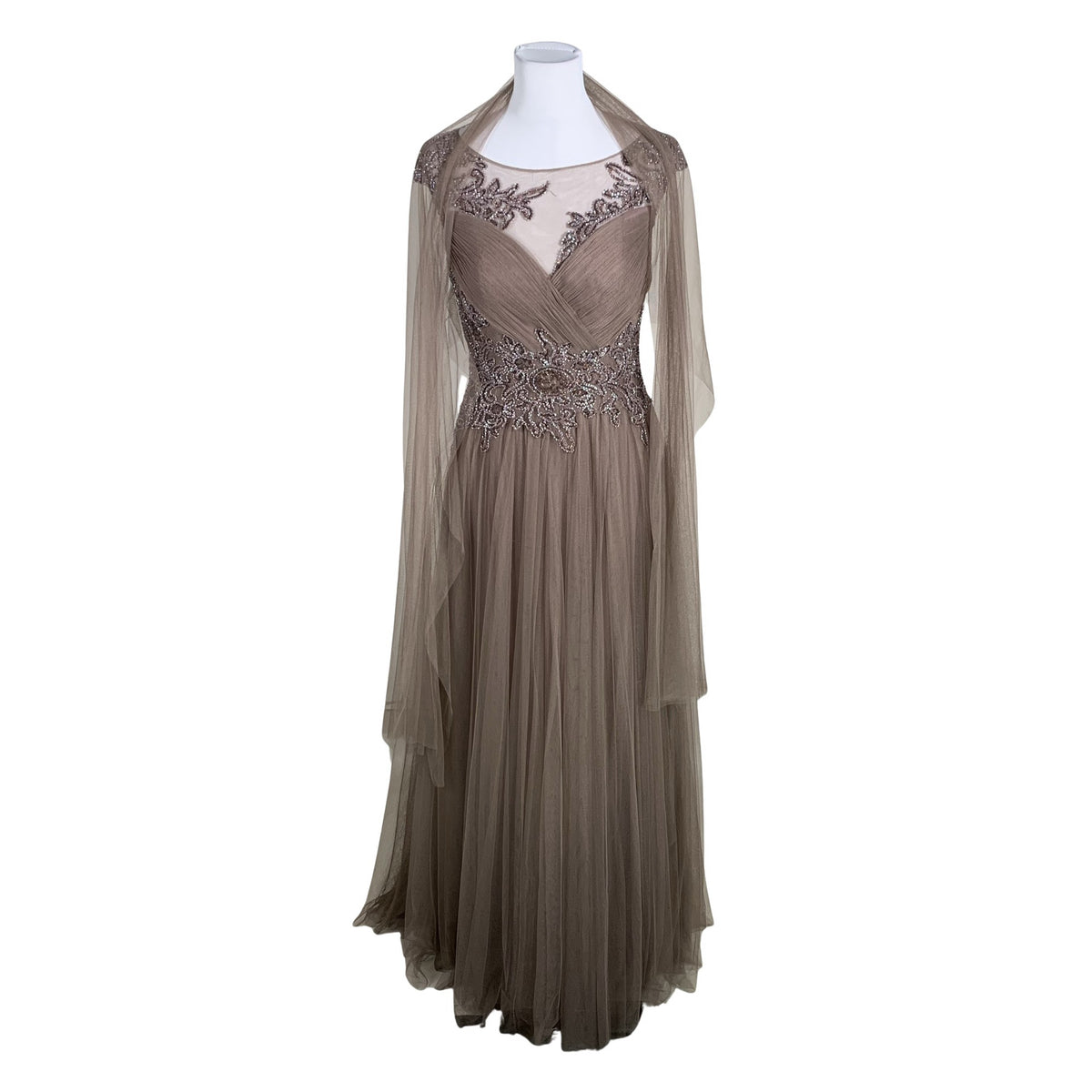 Unisex Pronovias - Party dress, size 36 - Brown (1)