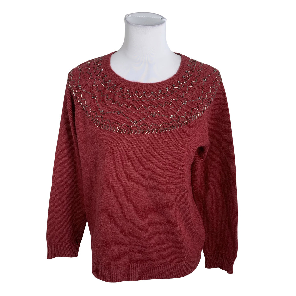 Unisex Esprit - Sweater, size 38 - Wine red (1)